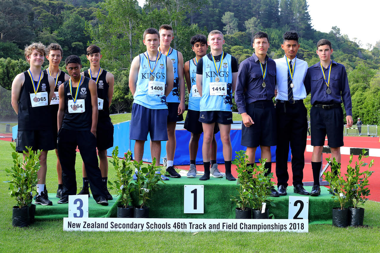 2018 Athletics Nationals Dunedin December 4 x 100m team