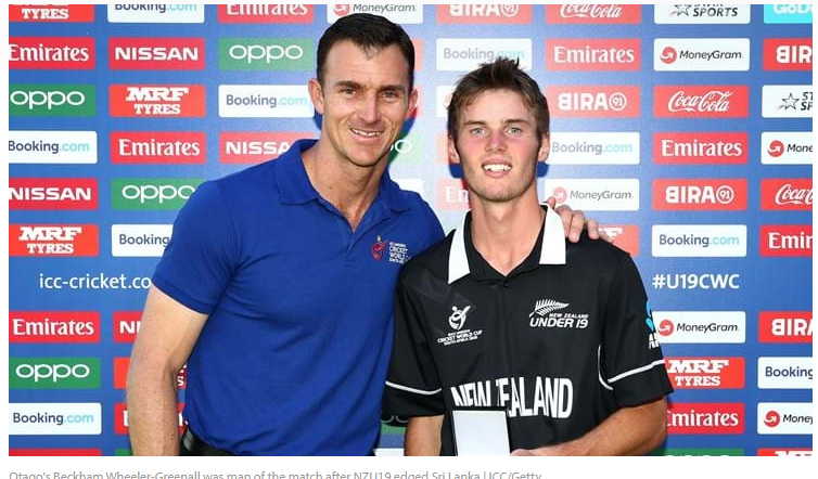 Photo of Beckham NZ U19 World Cup.